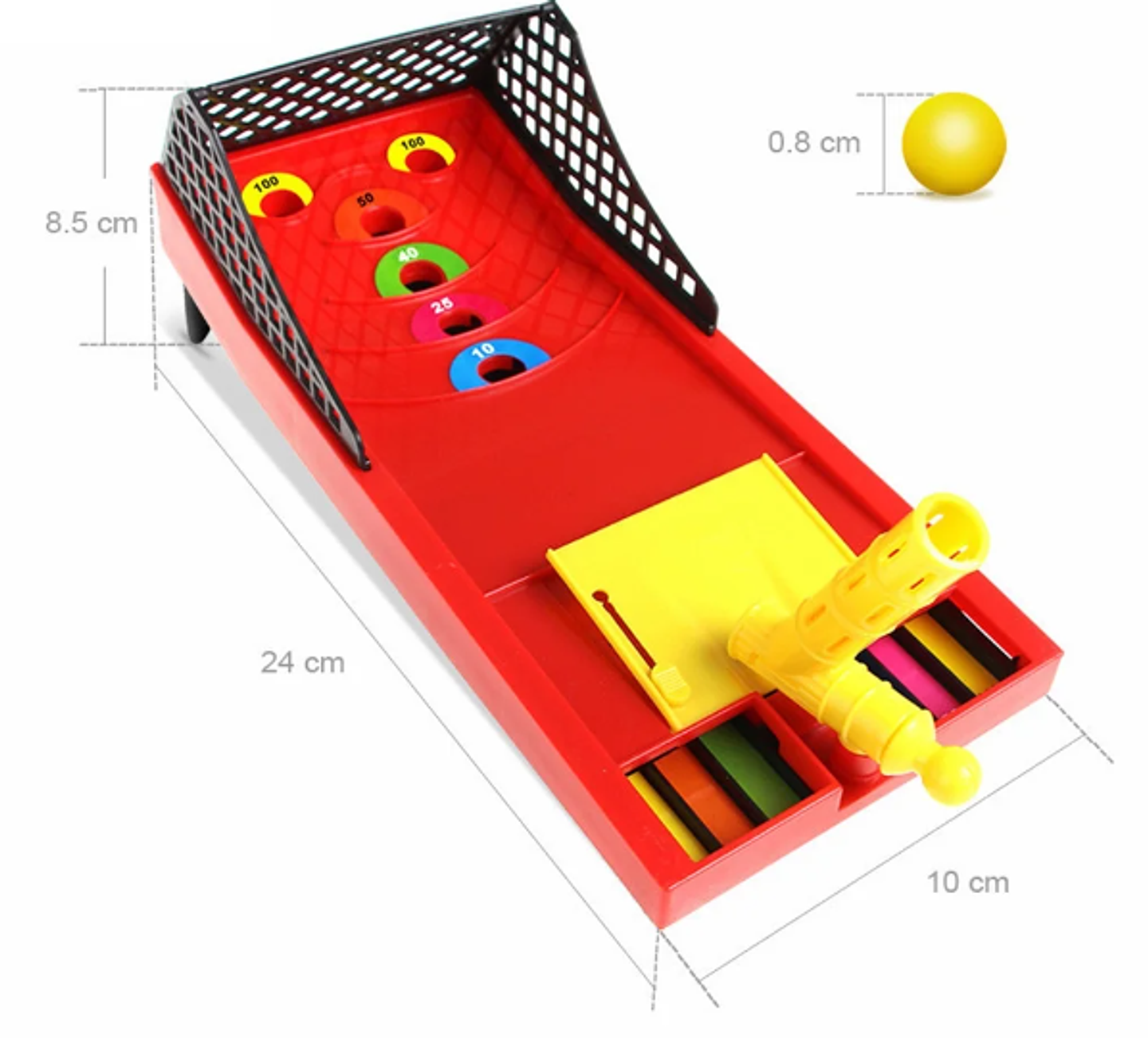 Juego de Mesa Portátil Tiro a la Pelota Didáctico 3