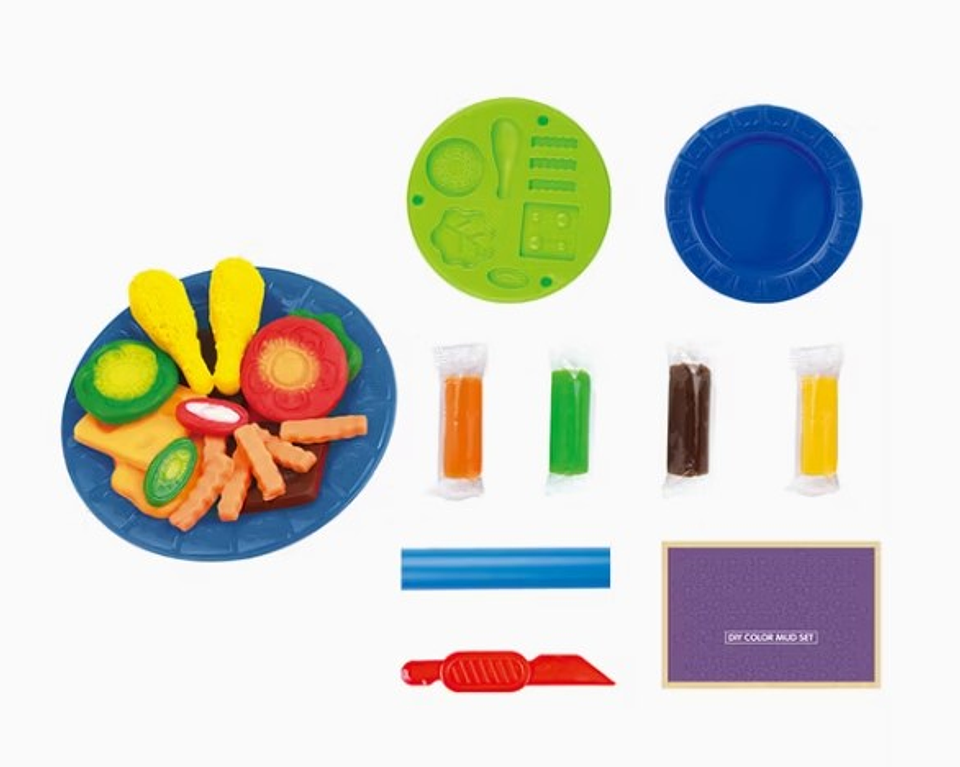 PLASTILINA MOLDES ALMUERZO SERIES 3