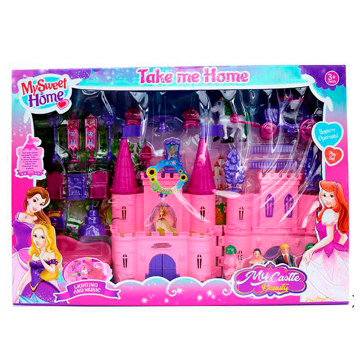 Castillo de Muñecas Luces y Sonidos Princesas 1