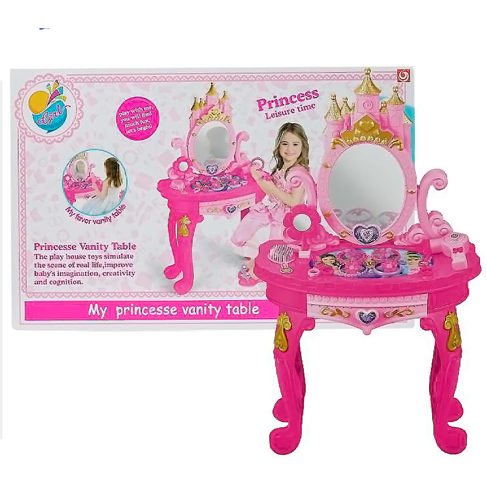 Tocador Infantil Juguete Con Banquito 81.5 Cm De Altura 1