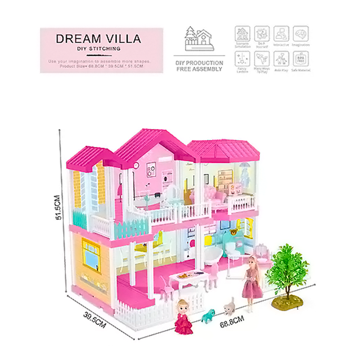 Casa De Muñecas Dream Villa Hermosa 3