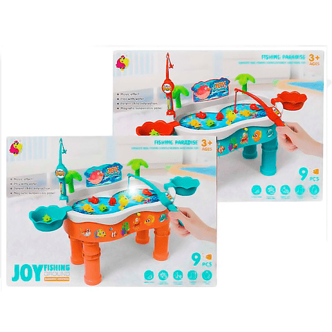 Mesa de Pesca Interactiva Ondas Magnéticas Sonidos y Luz