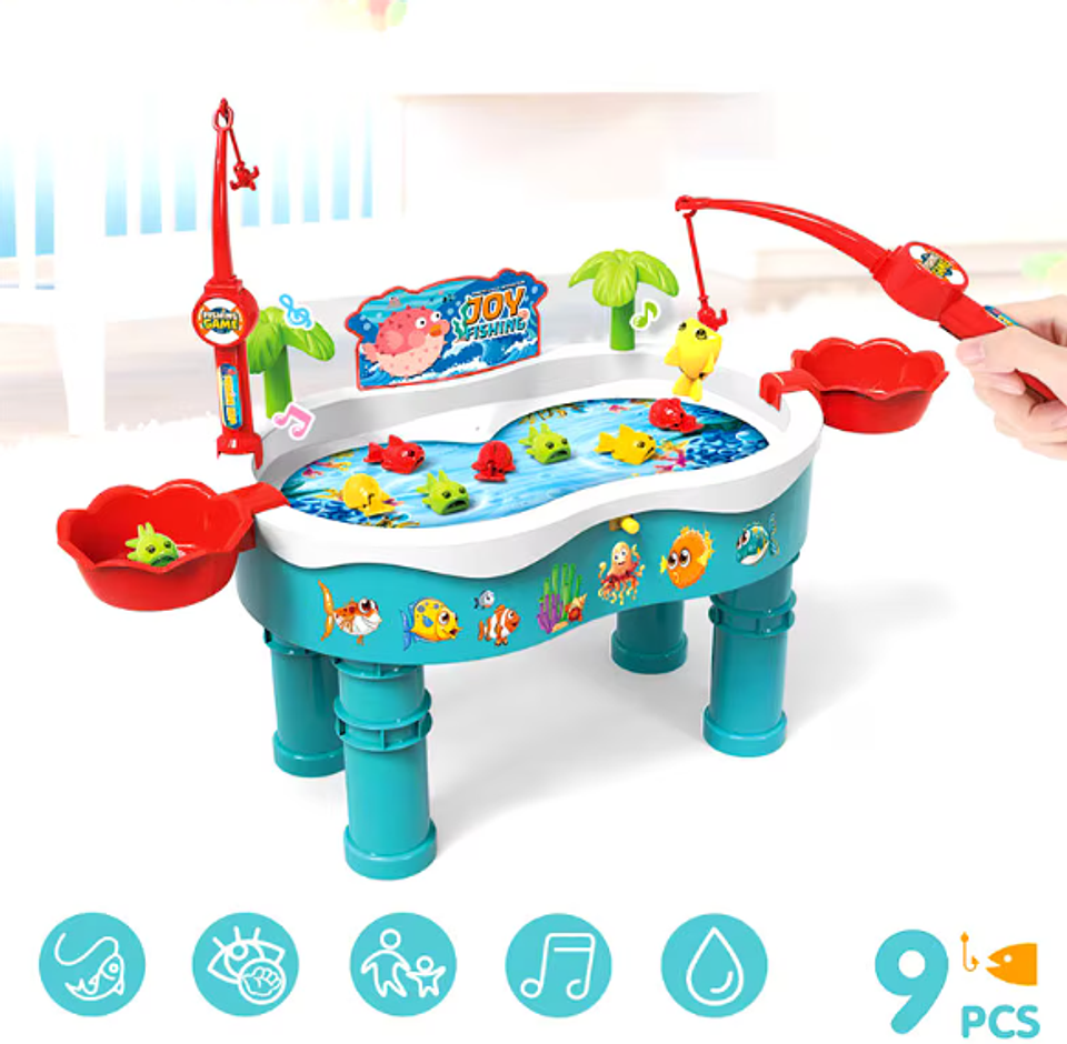 Mesa de Pesca Interactiva Ondas Magnéticas Sonidos y Luz 3