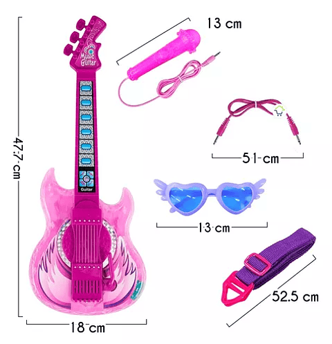 Guitarra de Juguete Infantil Music Niña