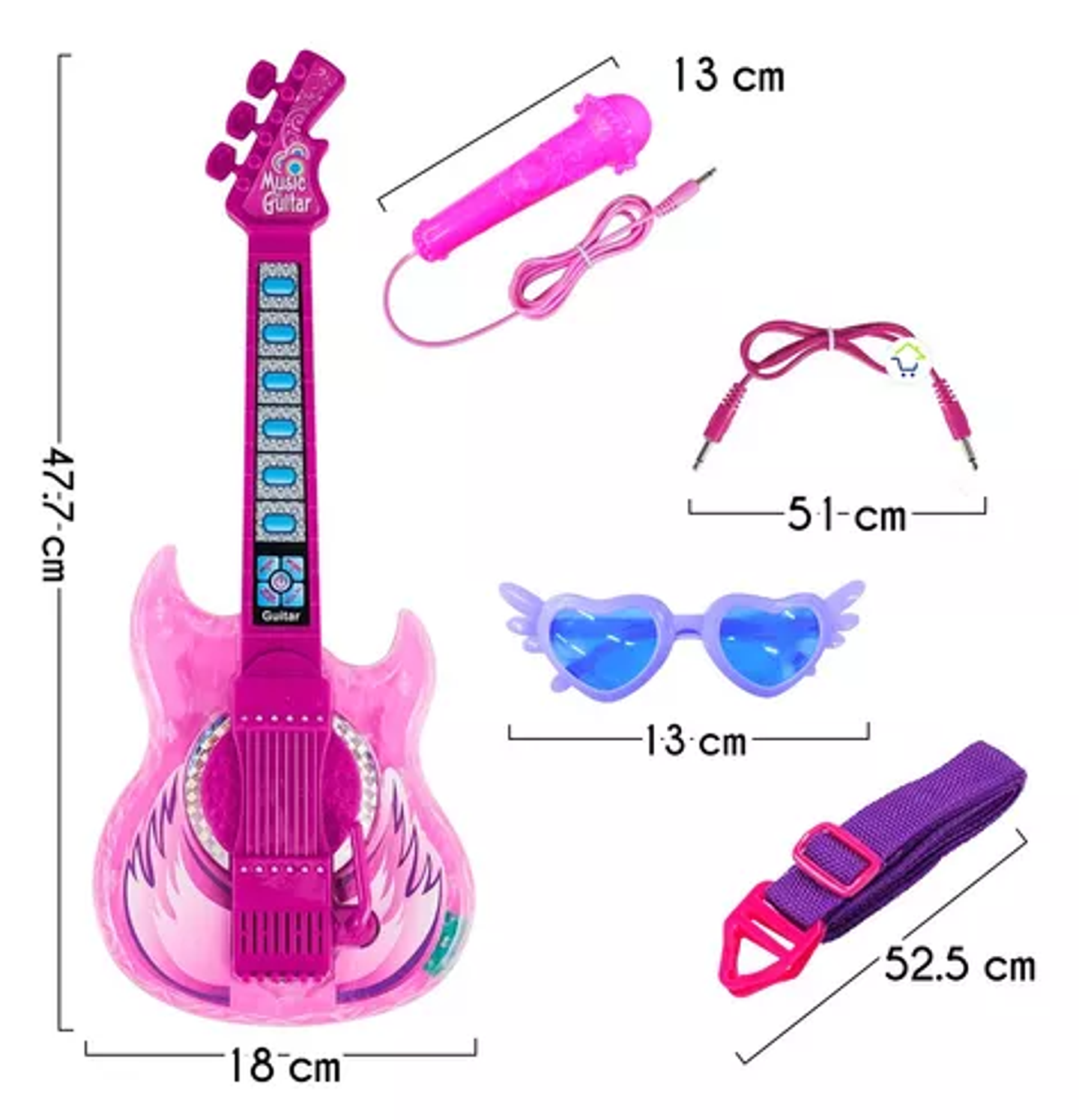 Guitarra de Juguete Infantil Music Niña 2