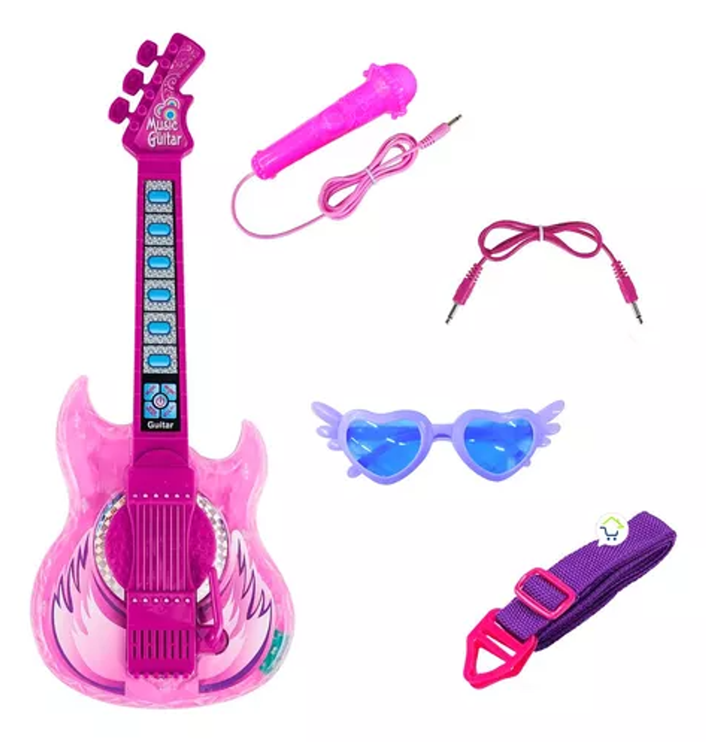 Guitarra de Juguete Infantil Music Niña 4