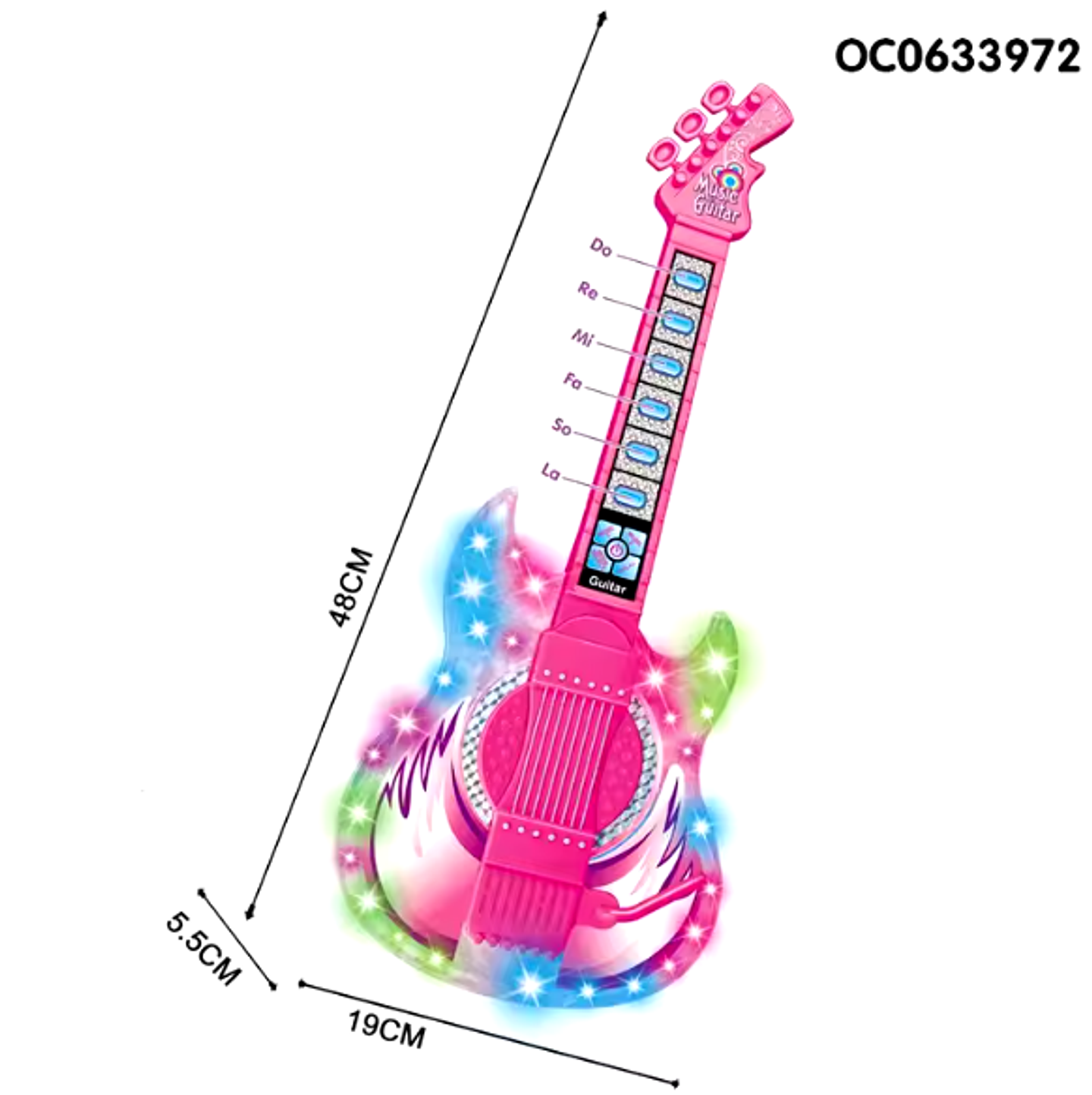 Guitarra Eléctrica con Micrófono doble para Niñas 2