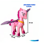 Unicornio Magico Pony con Sonido Luz y Movimientos  5
