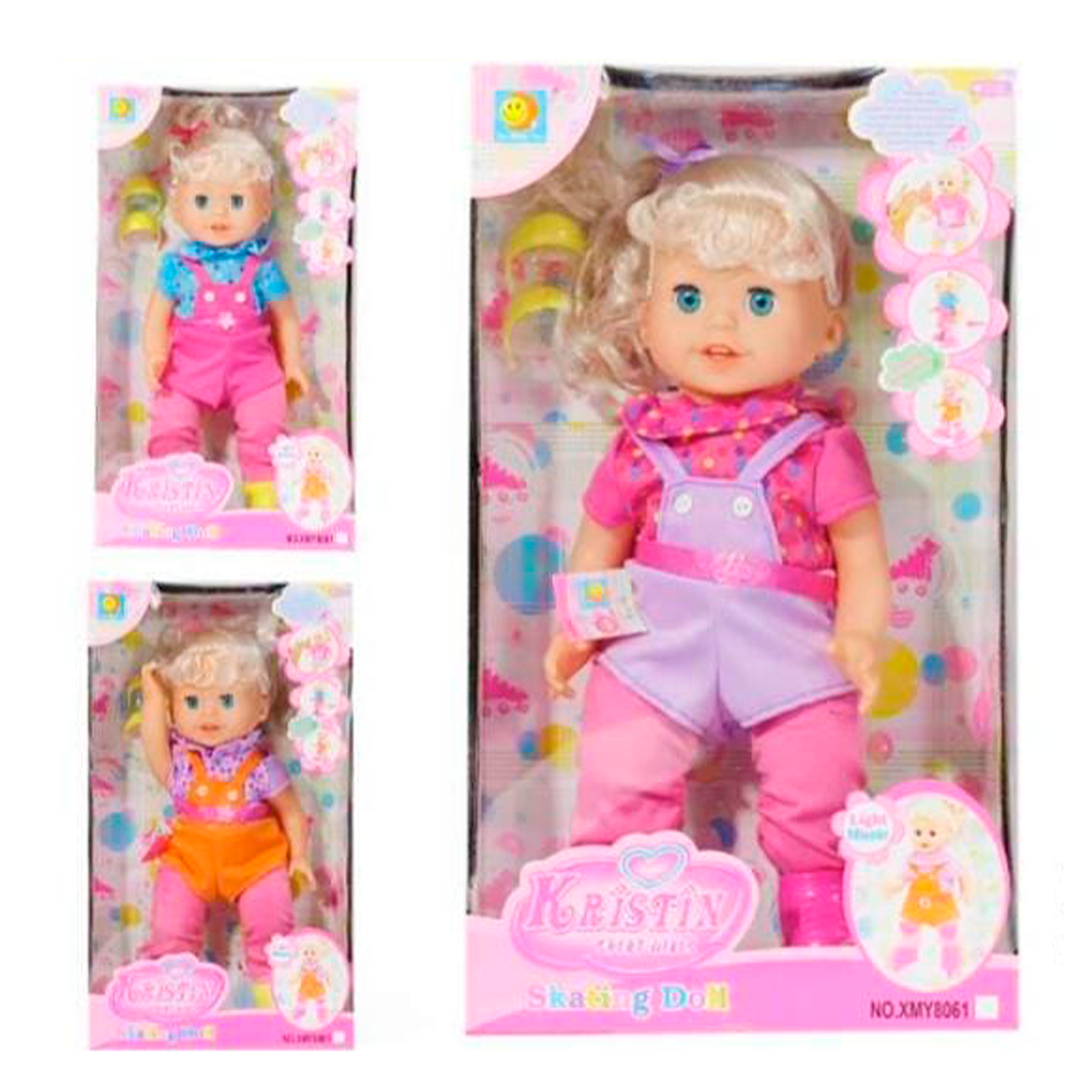 Muñeca Patinadora Mecanismo Luces Sonidos Y Movimientos 1