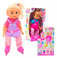 Muñeca Patinadora Mecanismo Luces Sonidos Y Movimientos - Miniatura 2