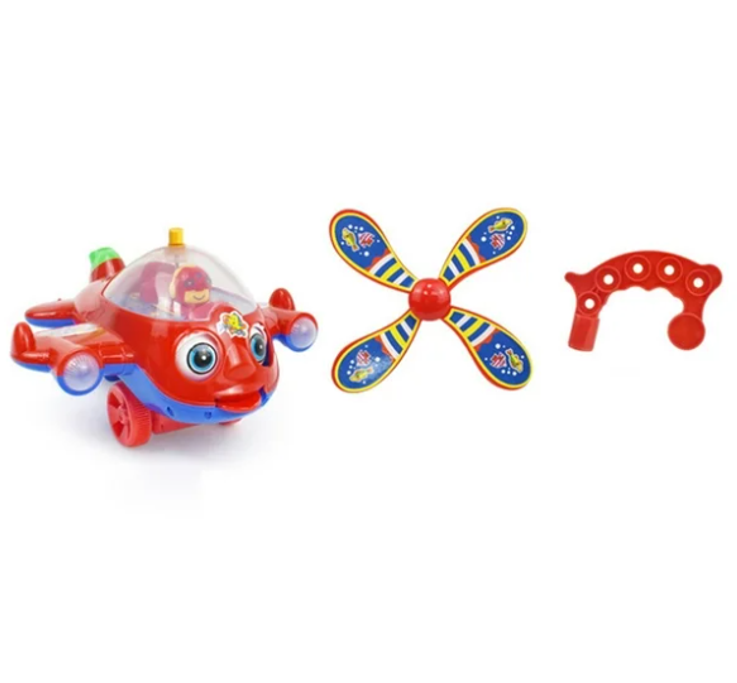 Carro Arrastrable de Juguete de Avión Educativo empuje a Mano 4