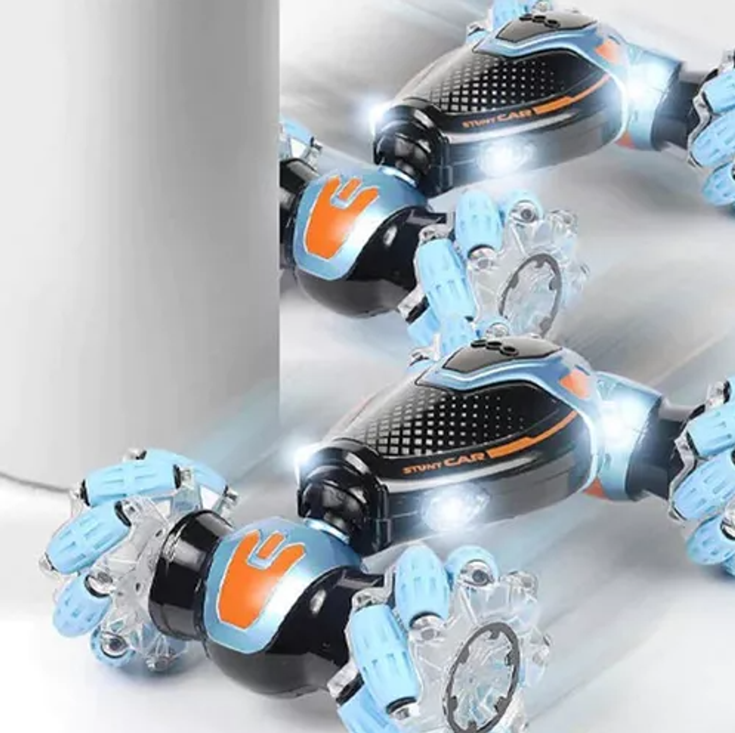 Carro Stunt Con Control Remoto De Reloj Sensor De Mano Oscuro 4X4 2