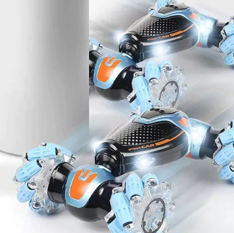 Carro Stunt Con Control Remoto De Reloj Sensor De Mano Oscuro 4X4 2