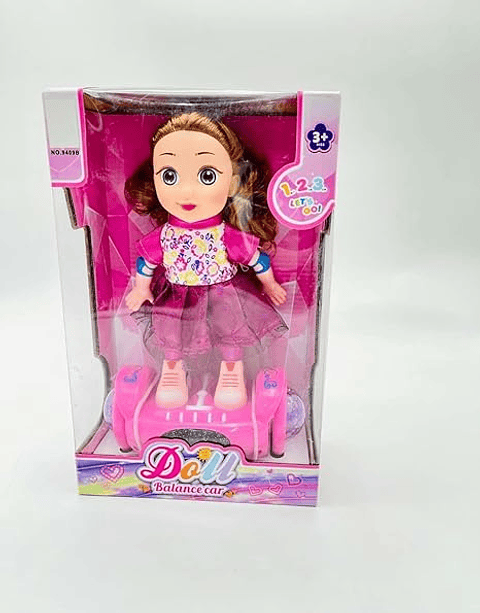 Muñeca Patineta Scooter y Luces Hermosa Movimientos