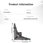 Armable de Bloques Avión Nave Espacial 334 piezas, juguetes de construcción 2