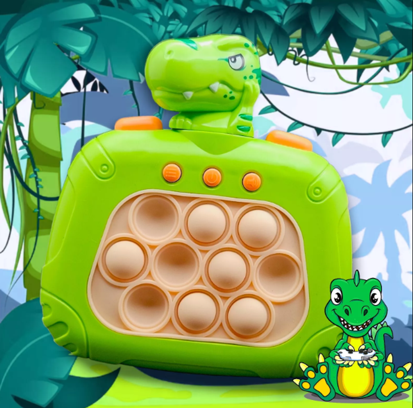 Pop-it consola Sensorial Electrónico Dinosaurio T Rex 1