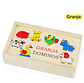Rompecabezas Domino Madera Didáctico Infantil - Miniatura 5