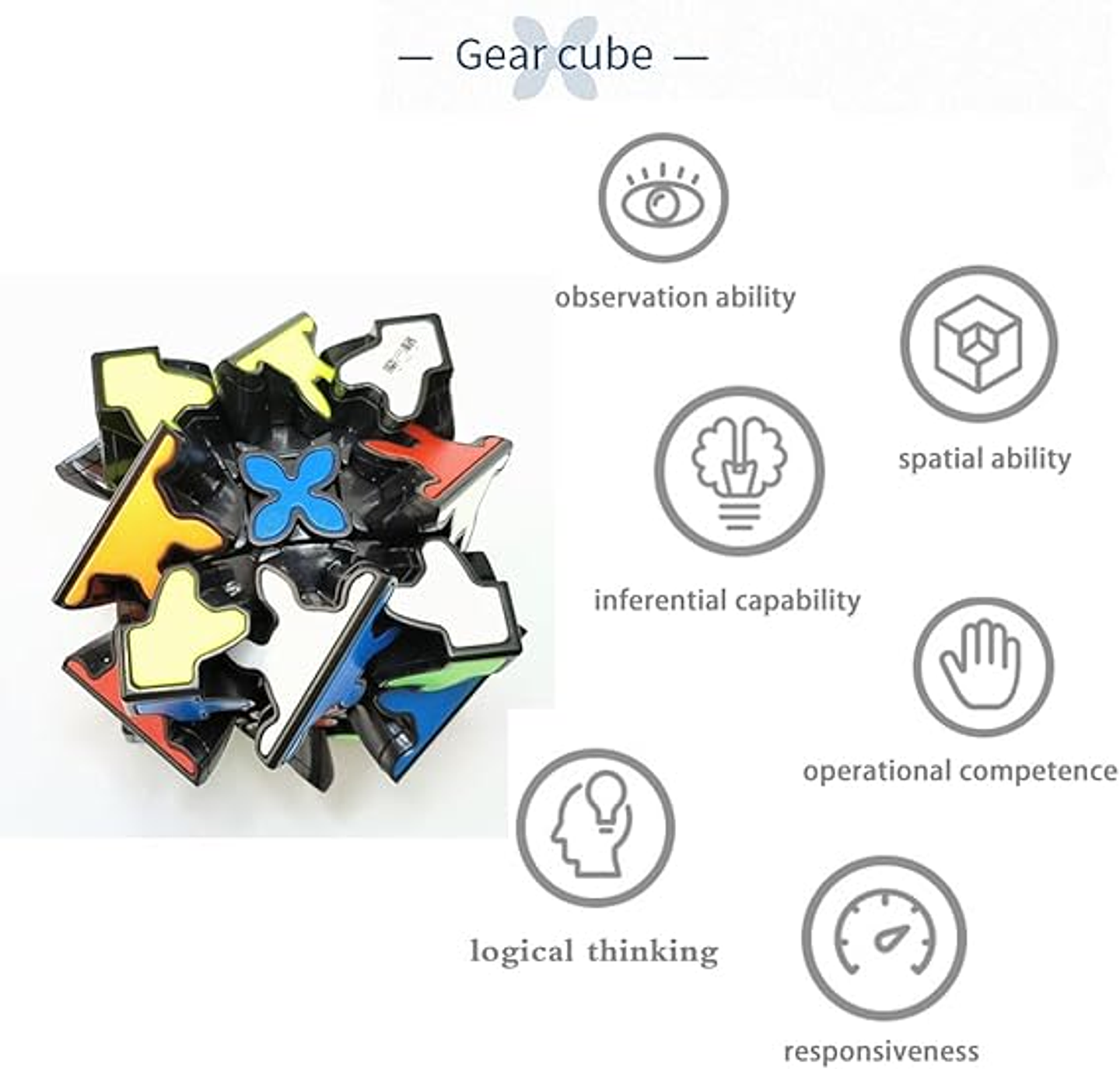 Rubik Cube GEAR Destreza Cubo 3