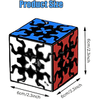 Rubiks Cube Juguetes GEAR Destreza Cubo 6