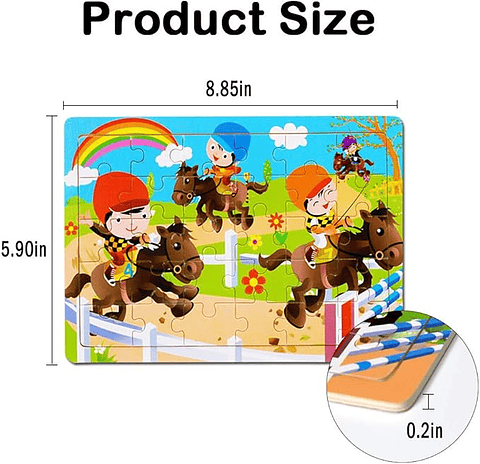 Rompecabezas Madera Infantil