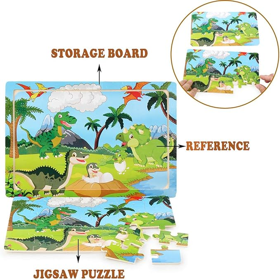 Rompecabezas Madera Infantil 3