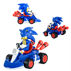 Carro Impulso Figura Muñeco Sonic  7