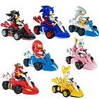 Carro Impulso Figura Muñeco Sonic  1
