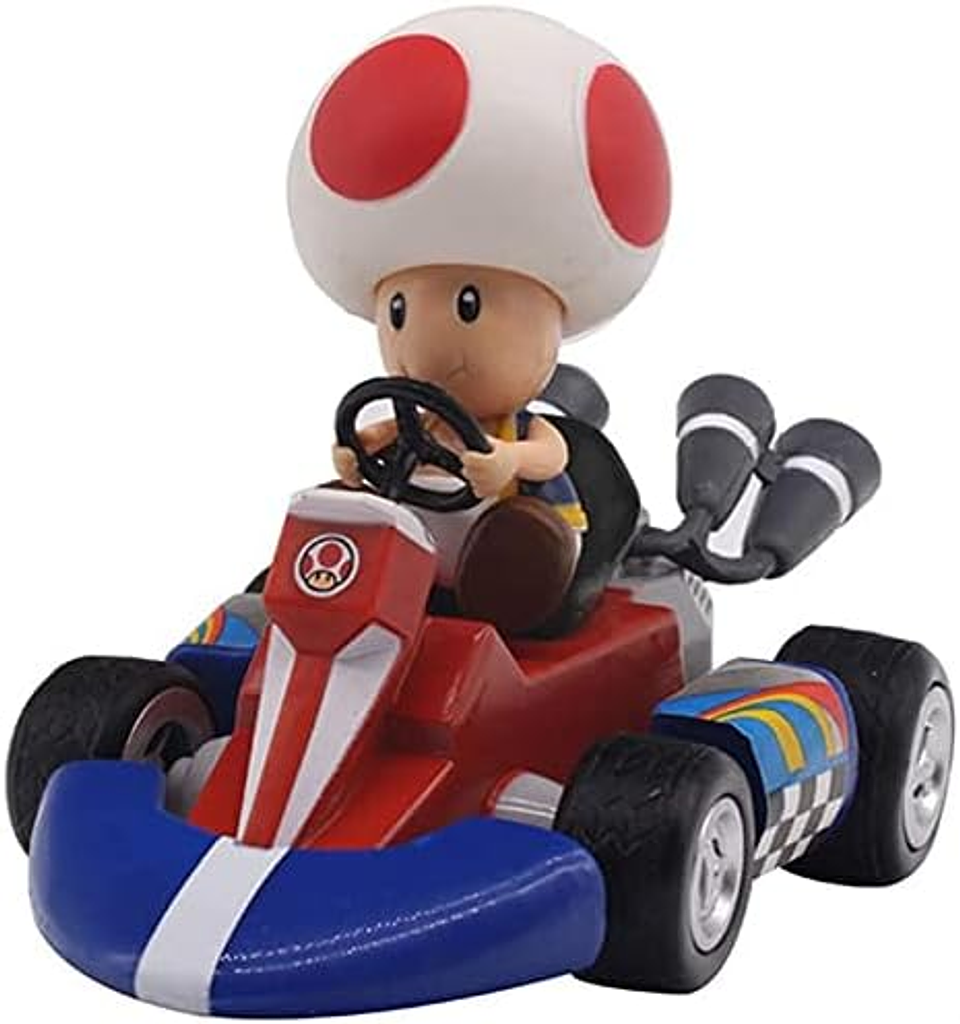 Carro Impulso Figura Muñeco Mario Bross   3
