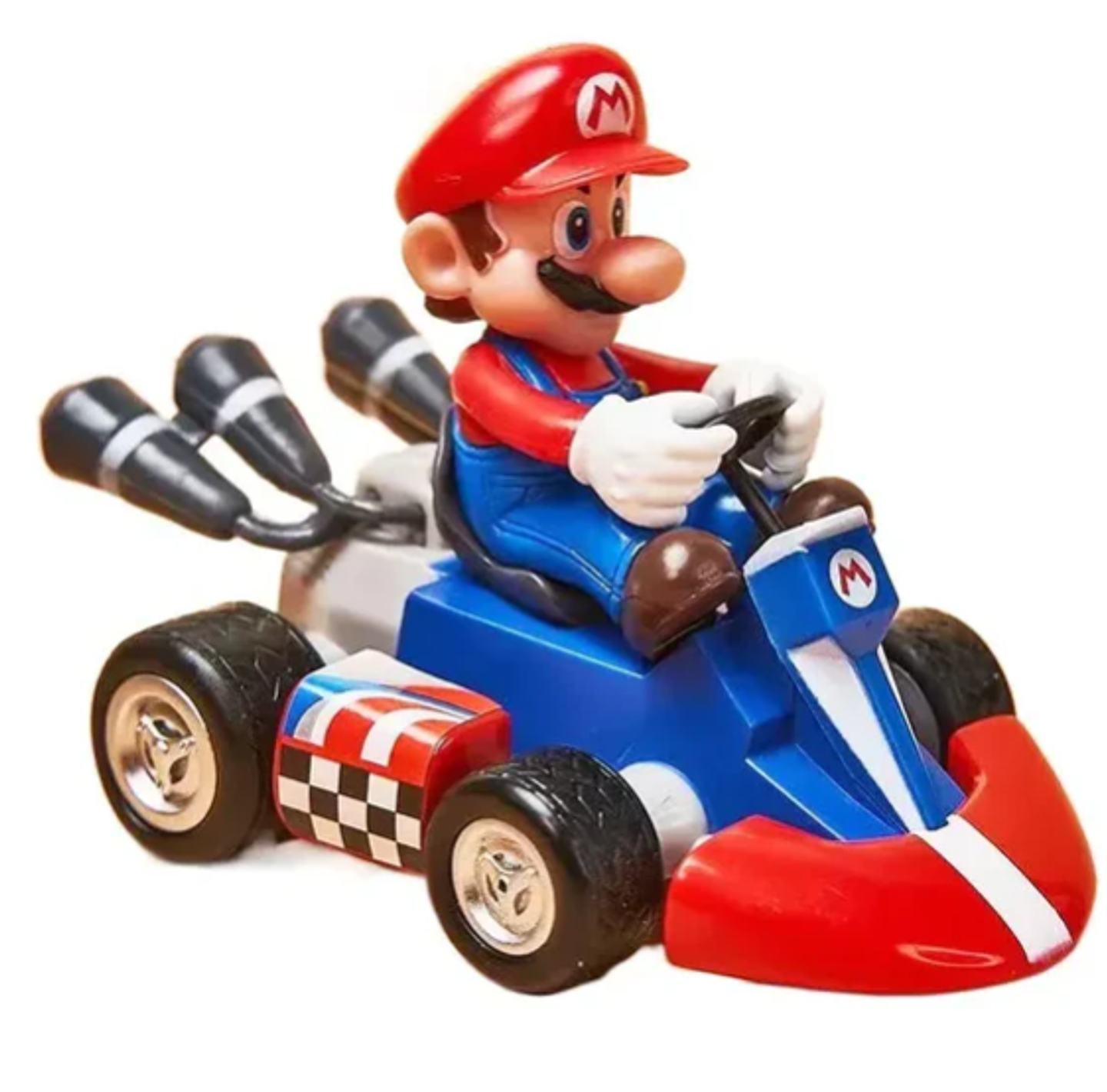Carro Impulso Figura Muñeco Mario Bross   4