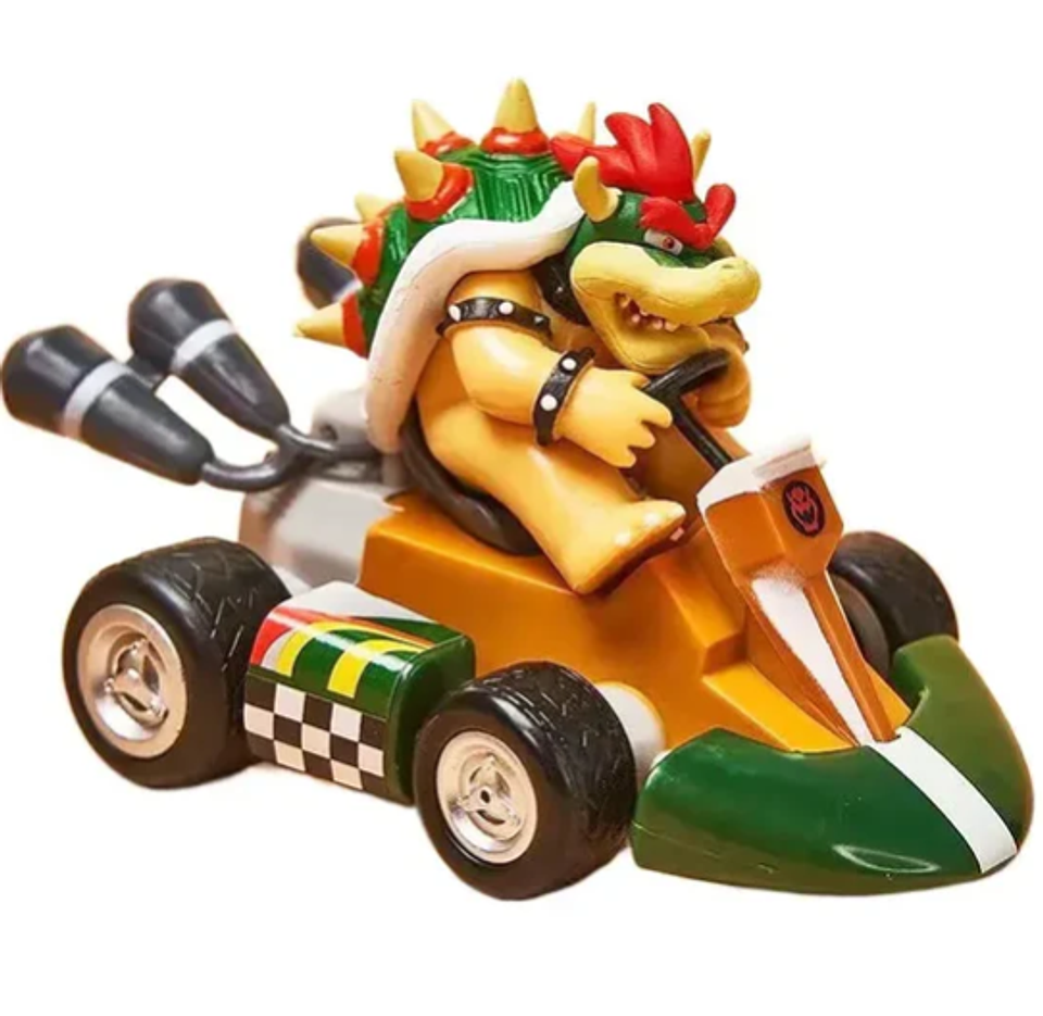 Carro Impulso Figura Muñeco Mario Bross   5