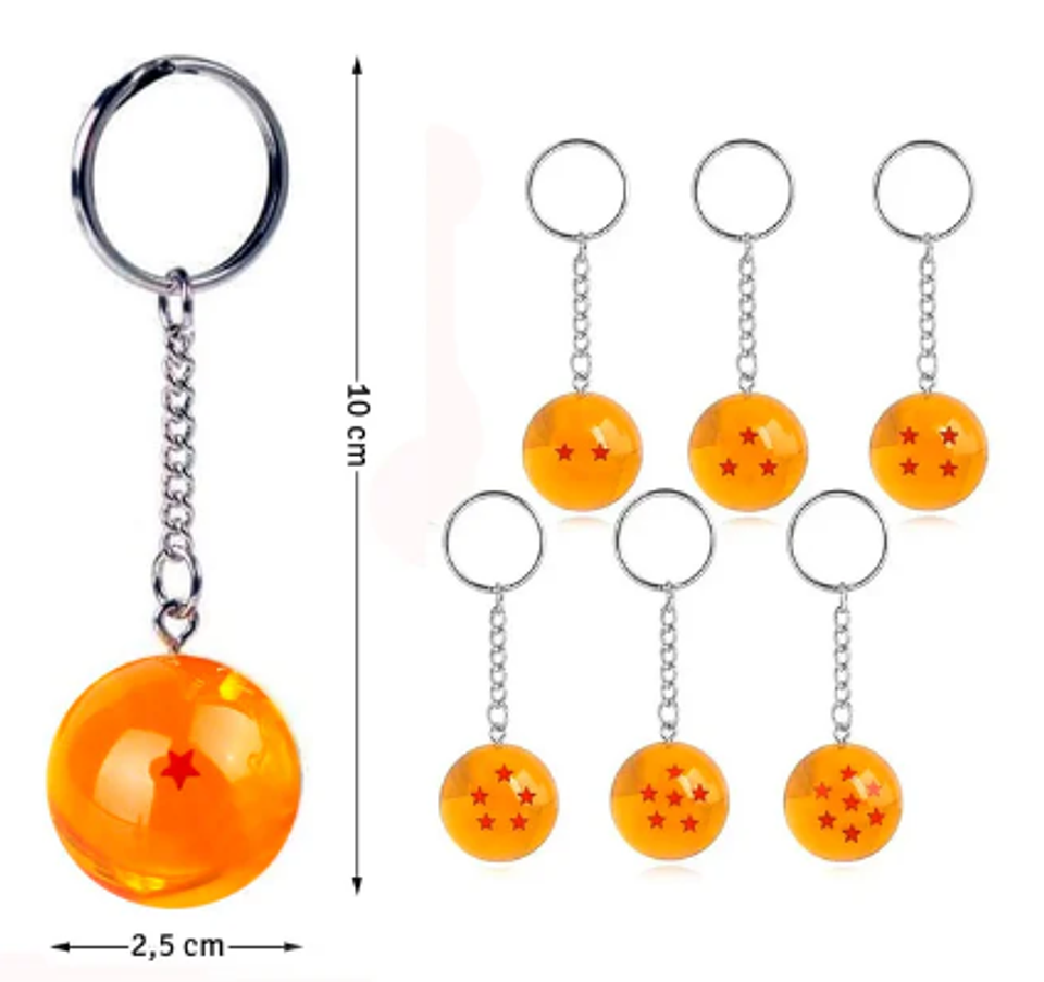 ESFERAS DEL DRAGON LLAVERO  COLECCIÓN X7 4