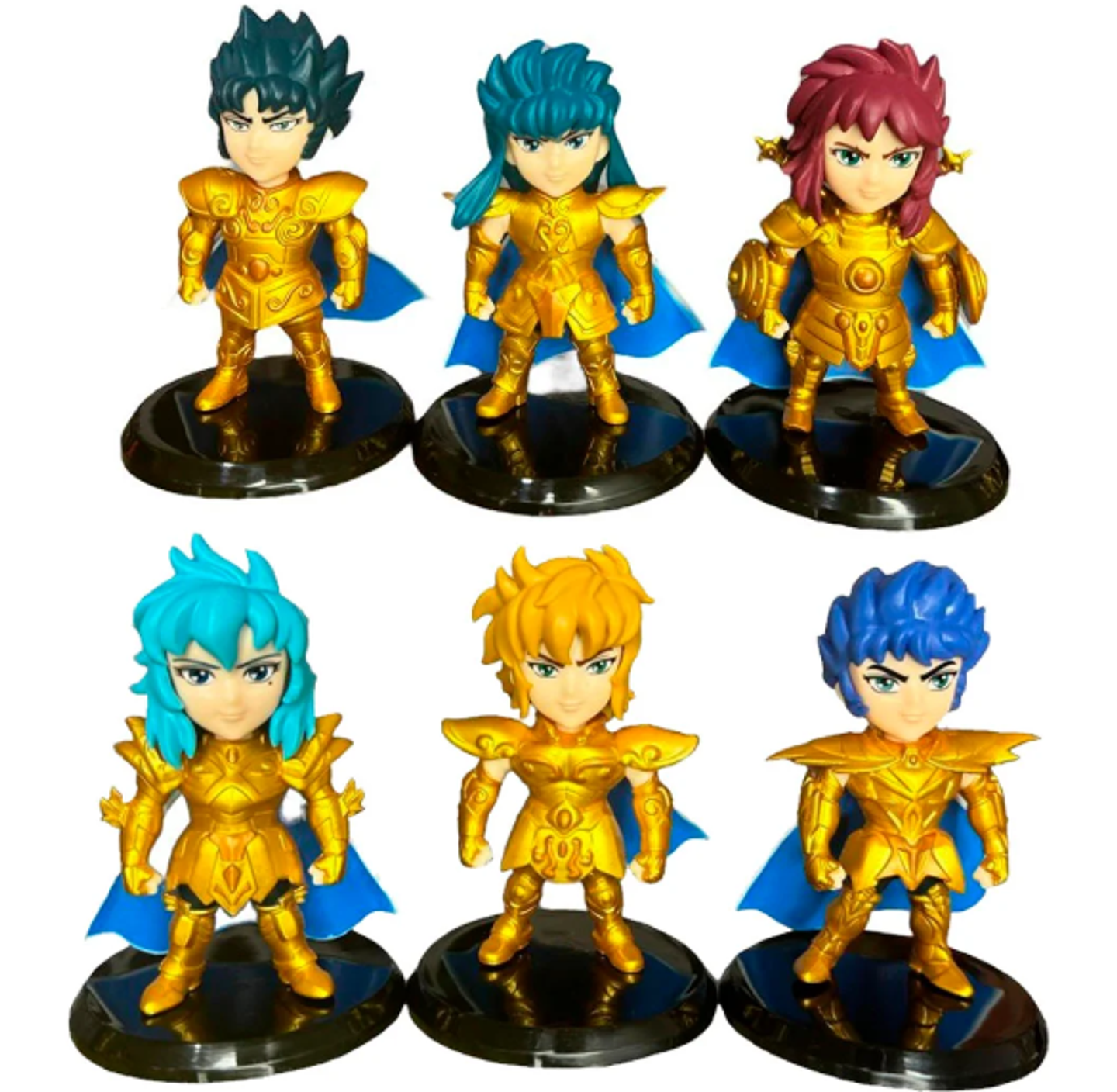 Figuras Caballeros del Zodiaco Dorado 4