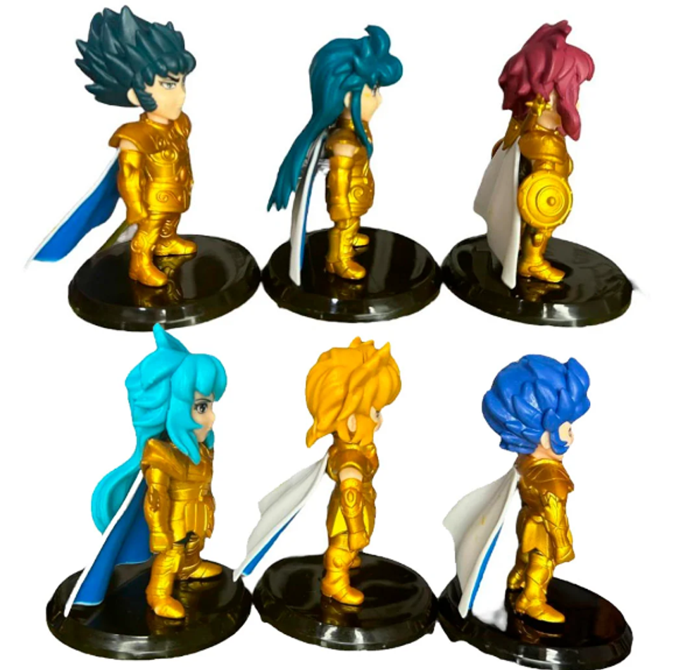 Figuras Caballeros del Zodiaco Dorado 6