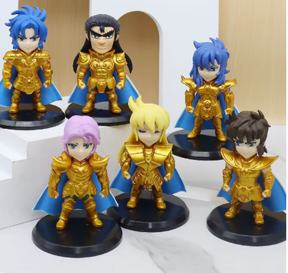Figuras Caballeros del Zodiaco Dorado 2