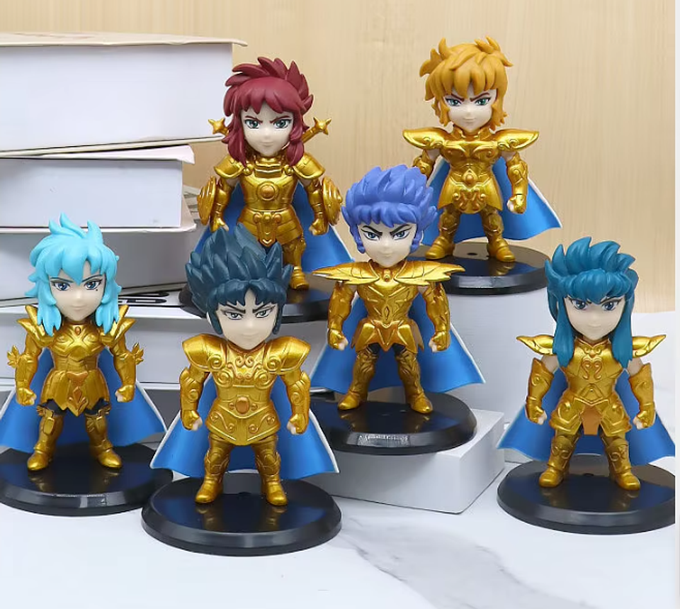 Figuras Caballeros del Zodiaco Dorado 5