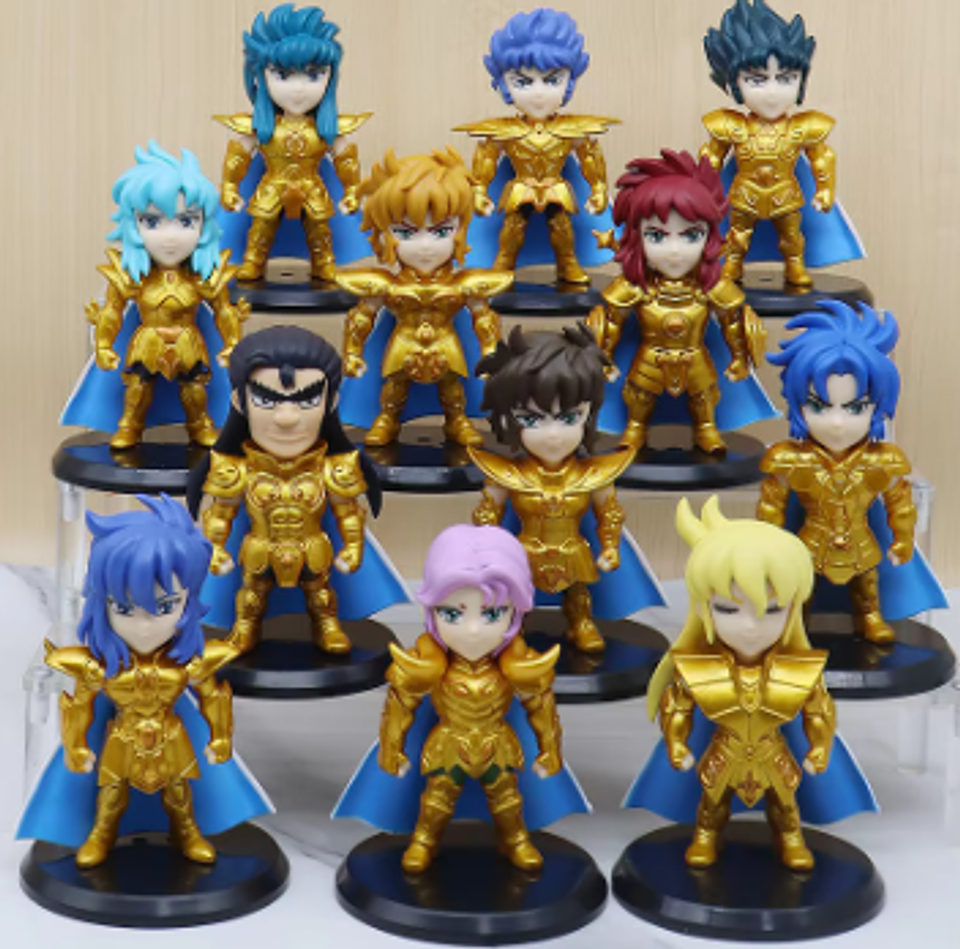 Figuras Caballeros del Zodiaco Dorado 1