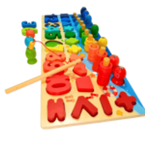 Tablero Didáctico Madera Operaciones Matemáticas