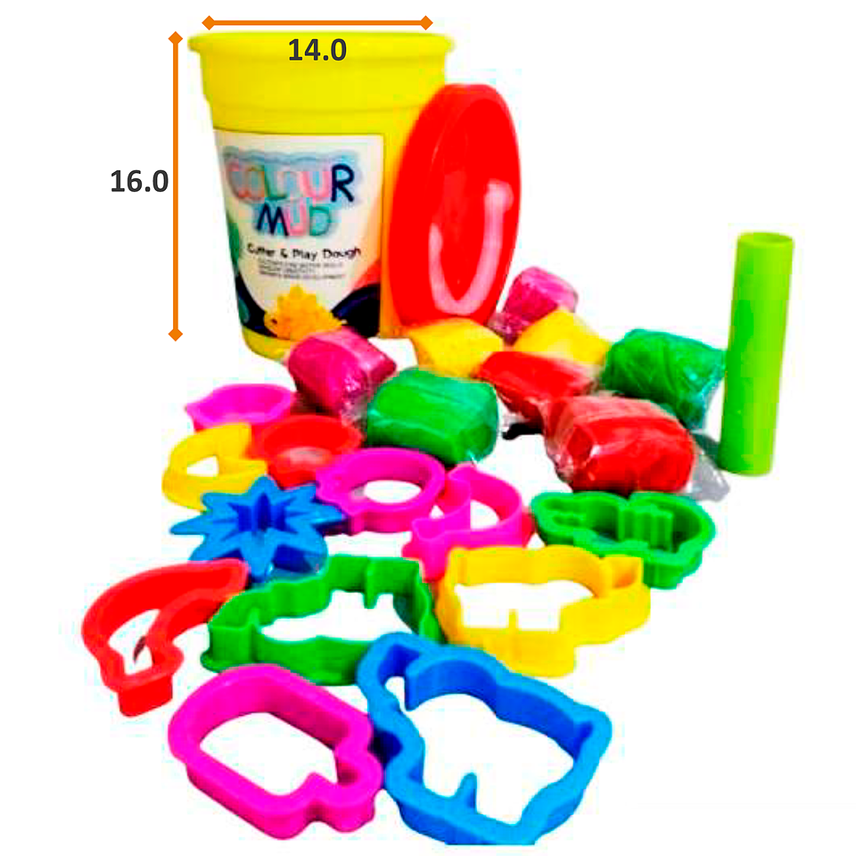 PLASTILINA CON MODES JUGUETE DIDACTICO  1