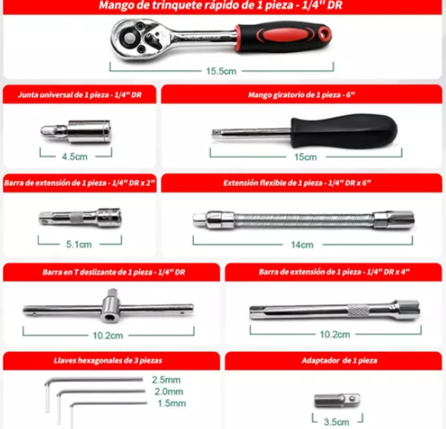 Herramientas Multiusos Juego de Herramientas de Reparación 4