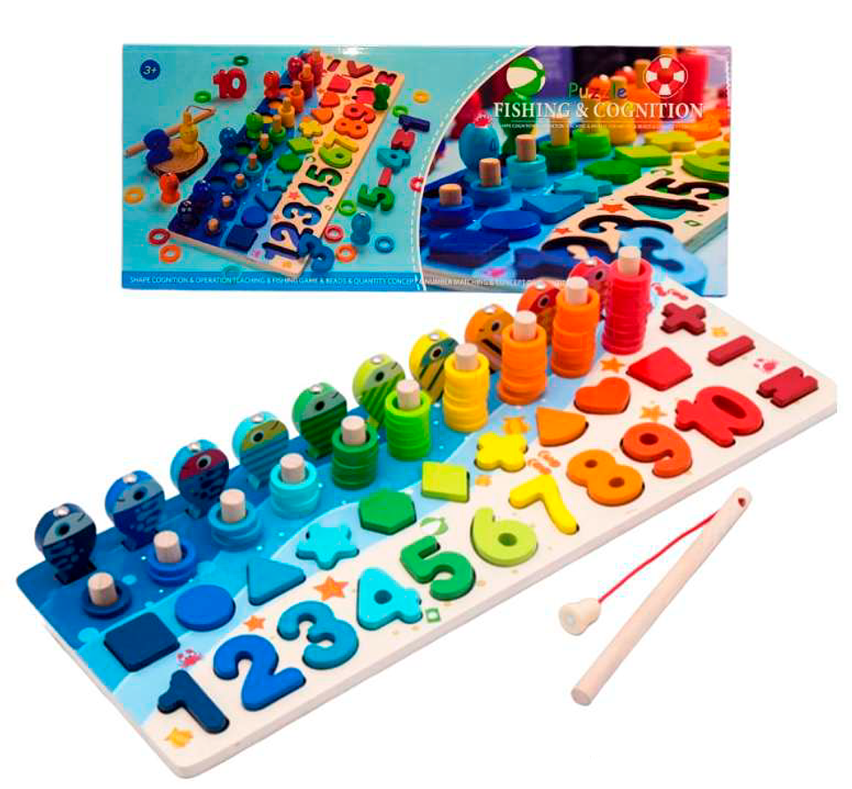 Tablero Didáctico Madera Operaciones Matemáticas 1