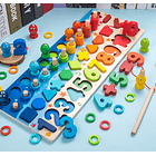 Tablero Didáctico Madera Operaciones Matemáticas 5