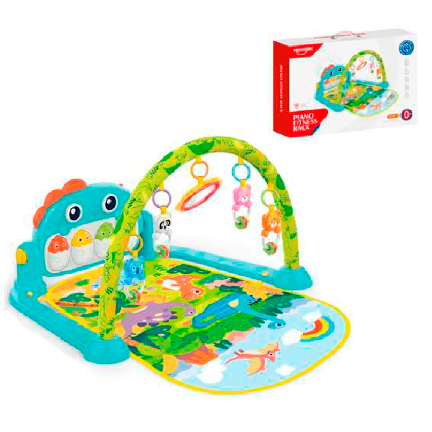 Gimnasio Bebes DINNO Juguete Multi Didáctico 1