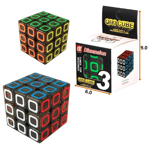  Rubik Cubo mágico profesional Cubo Rubik 3x3 QiYi Dimensión!