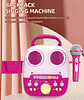  Micrófono de Karaoke Fino Musical Altavoz  - Miniatura 4