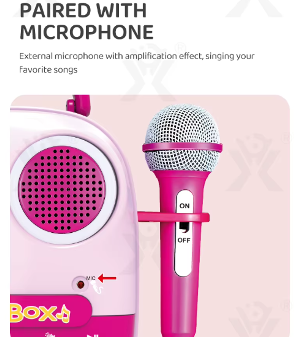  Micrófono de Karaoke Fino Musical Altavoz  6