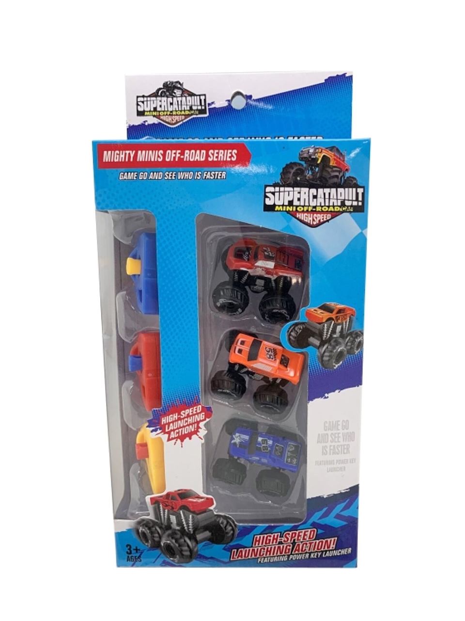 Camioneta Monster Truck Pack X 3 Nano Monster Power Launcher 1