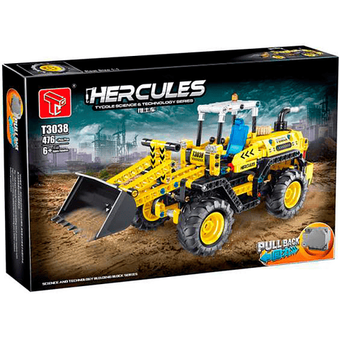 ARMATODO RETROEXCAVADORA CON 476 PIEZAS