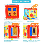 Cubo de actividades para bebés Juguete multifuncional  4