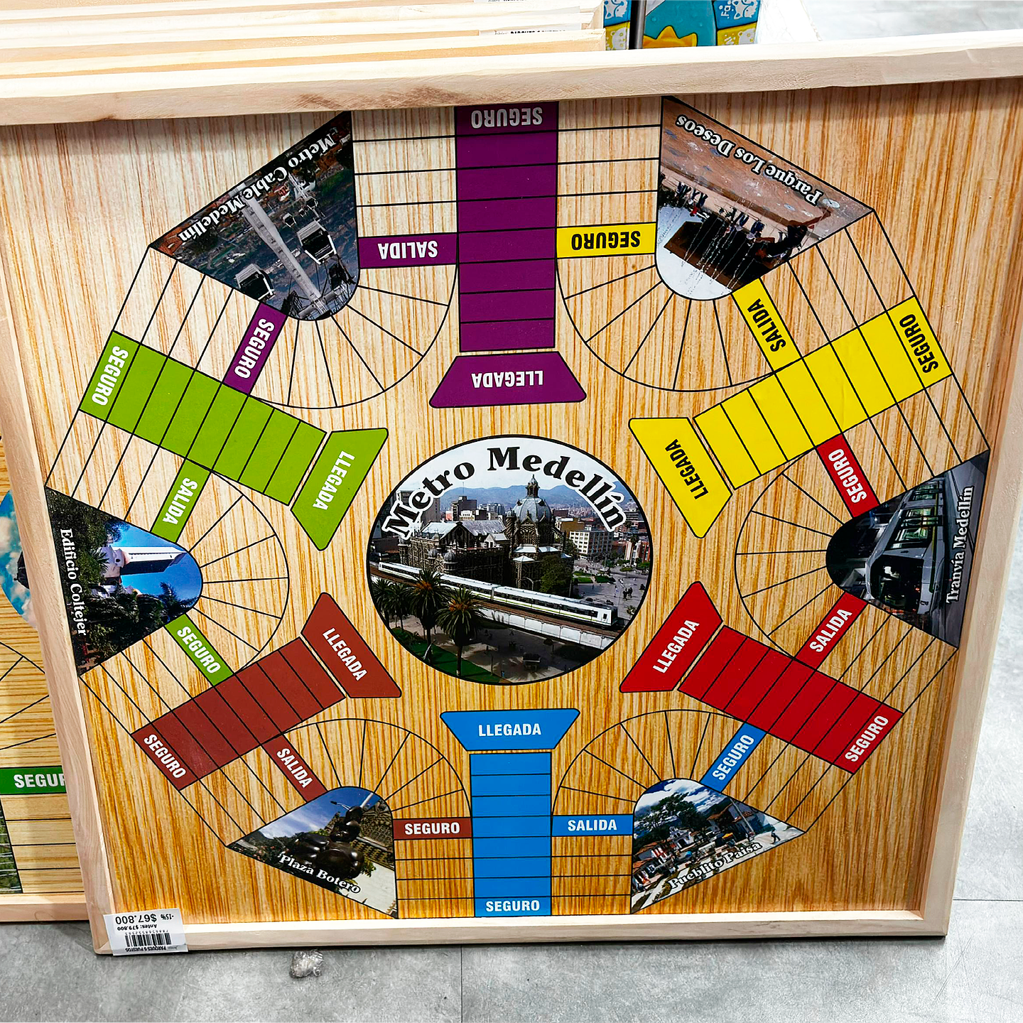 PARQUES IMANTADO DE MADERA JUGUETES DE MESA DIDACTICO 4 Y 6 PUESTOS 1