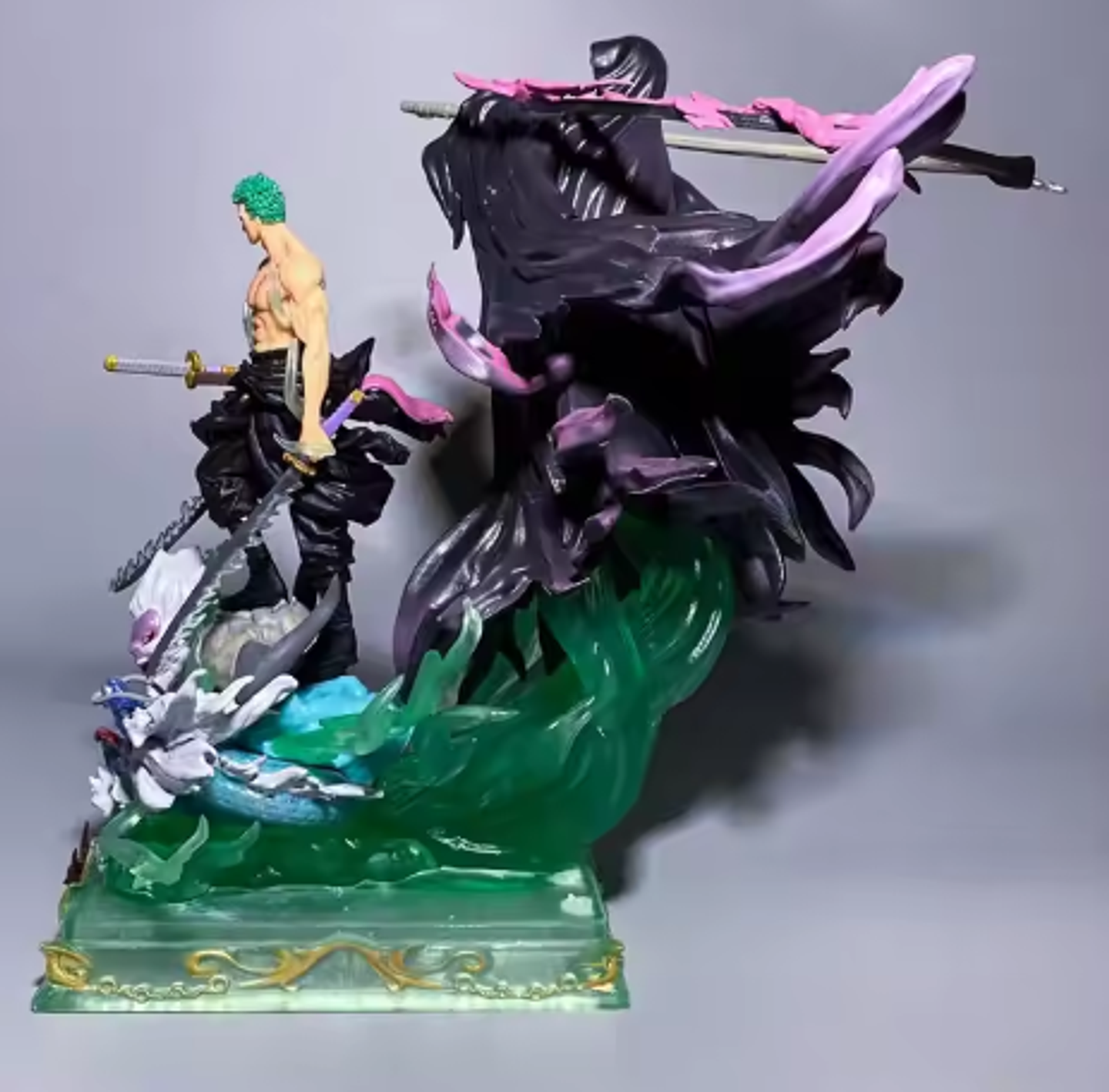 Estatua One Piece Zoro, Figura de Anime Death Roronoa 23cm 6